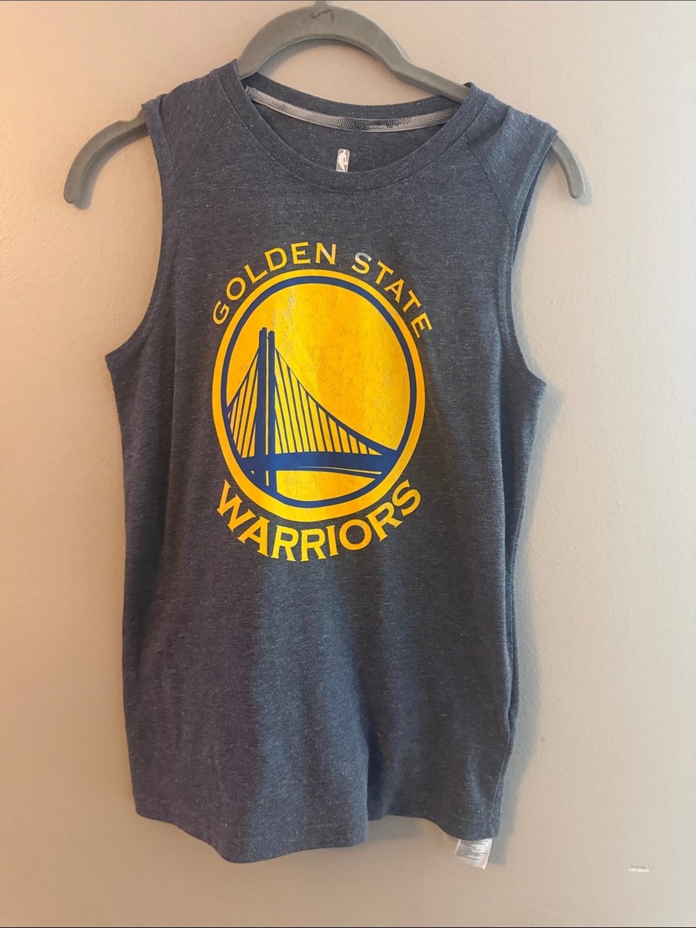 NBA Golden State Warriors Tank Top - Navy and Yellow
